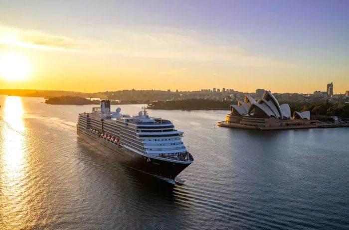 Noordam cruising in Australia