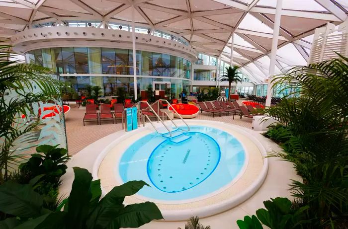 The adults-only Solarium on Royal Caribbean's Utopia of the Seas.