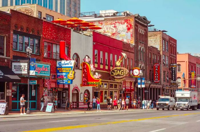 Scenic View of Broadway