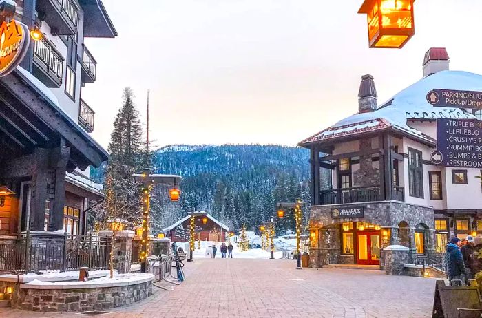 Winter accommodations at Tamarack Resort in McCall, Idaho