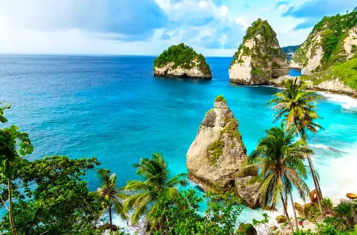 Diamond Beach on Nusa Penida, Bali