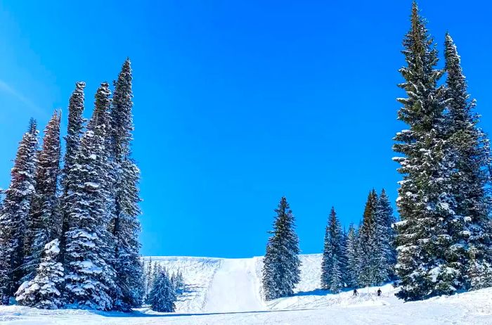 Tamarack Slope in McCall, Idaho during winter