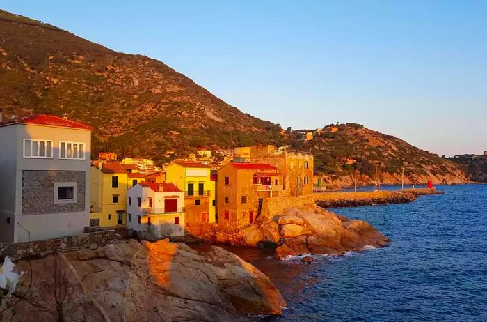 Giglio Island, nestled off the coast of Tuscany