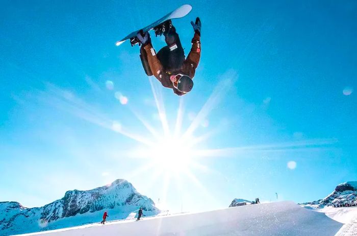 Experience snowboarding at Kitzsteinhorn Glacier in Austria.