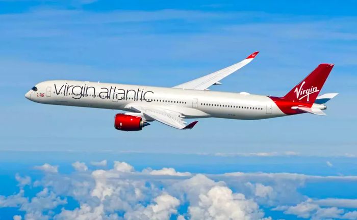 Inaugural Flight of Virgin Atlantic's A350