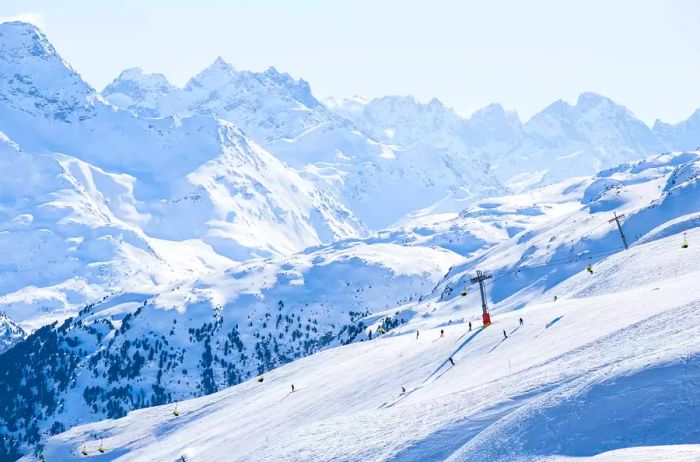 Skiing in Switzerland