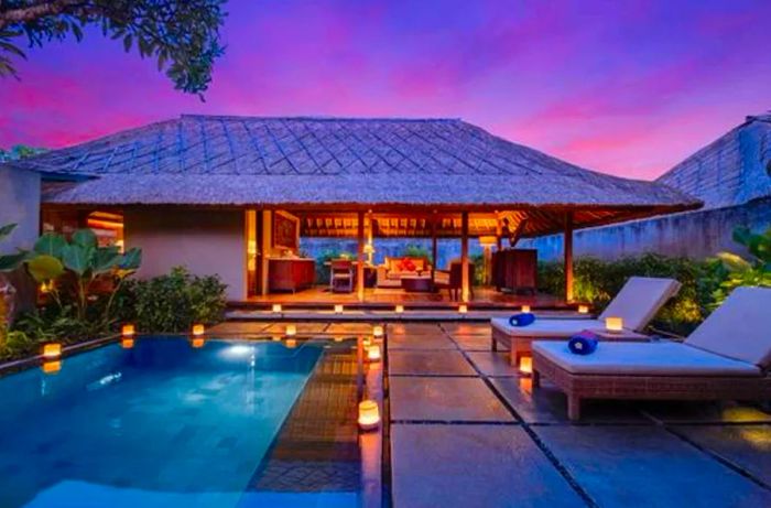 Mayaloka Villas features beautifully designed traditional-style villas complete with a lovely pool