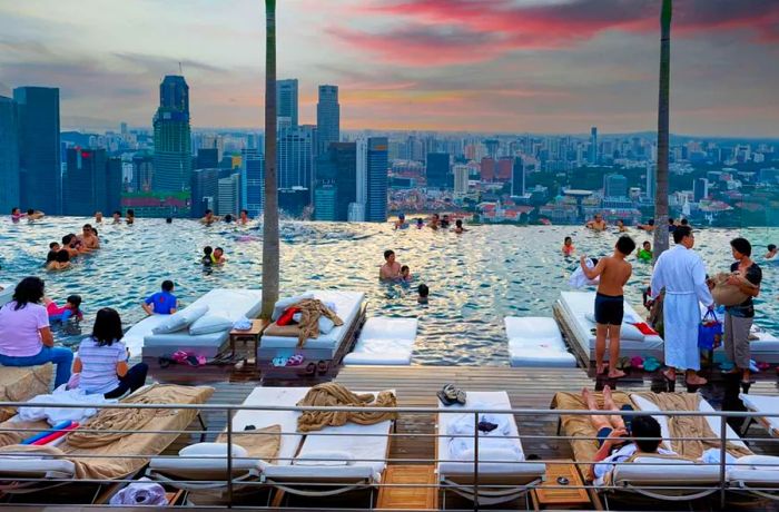 Singapore: The Infinity Pool at Marina Bay Sands Hotel