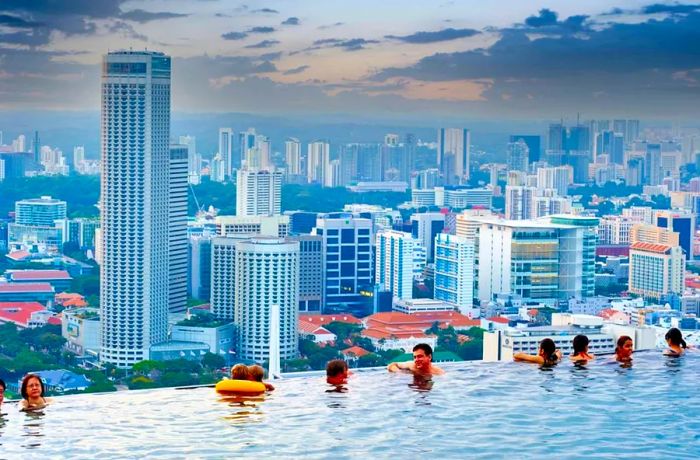 Singapore: The Infinity Pool at Marina Bay Sands Hotel