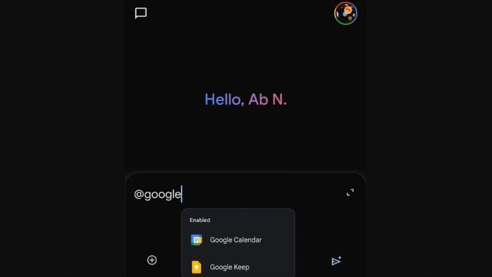 Gemini đã tích hợp Google Calendar.