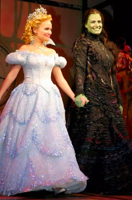 Kristin Chenoweth alongside Idina Menzel.