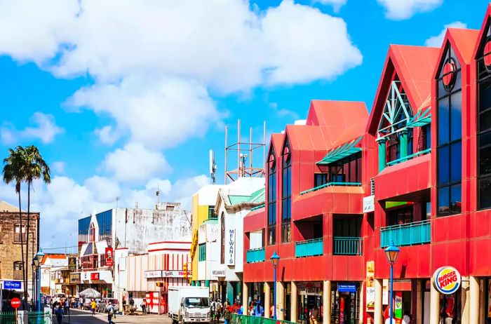 Bridgetown city center, Barbados