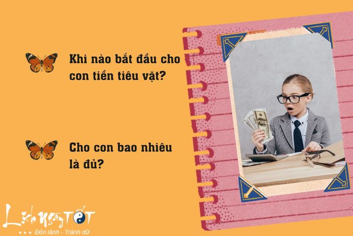 Nên cho trẻ bao nhiêu tiền tiêu vặt?