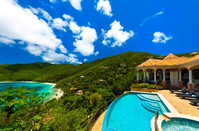 Beautiful villa located in Peter Bay, St. John, U.S. Virgin Islands.