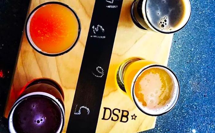 Sample a beer flight at Dark Sky Brewery in Flagstaff, AZ