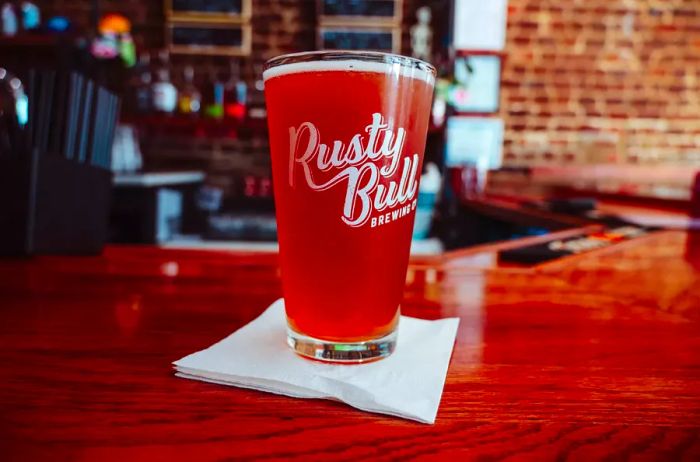 Savor a pint from Rusty Bull Brewing