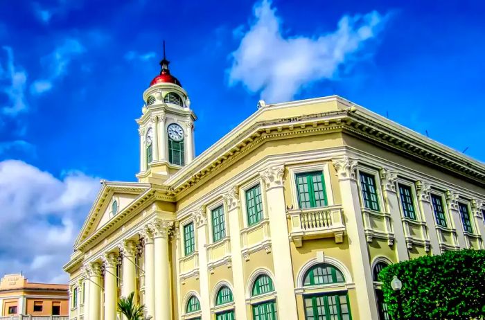 City Hall Building in Mayaguez, Puerto Rico