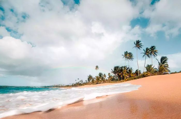 Stunning view of a beach in Manatí, Puerto Rico