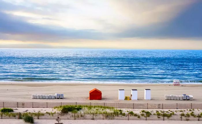 A serene beach at Cape May