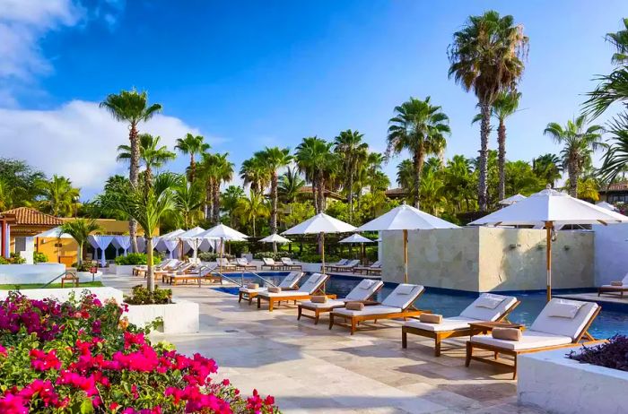 Pool area at The St. Regis Punta Mita Resort