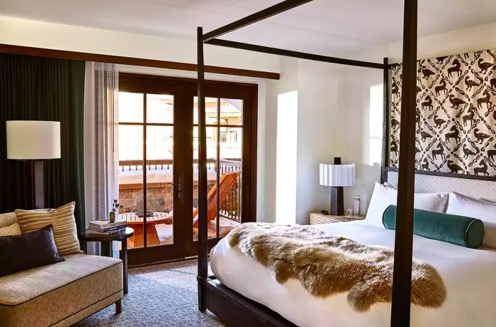 Guest room at Madeline Hotel and Residences, Auberge Resorts Collection