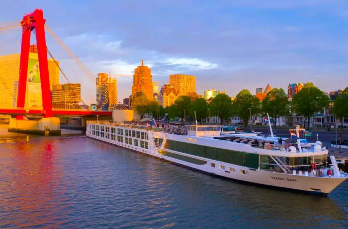 Scenic river cruise vessel