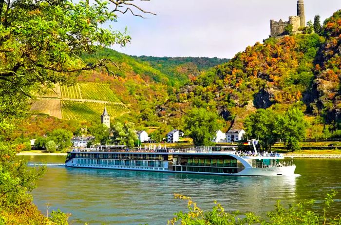 AmaWaterways cruising along the Rhine River