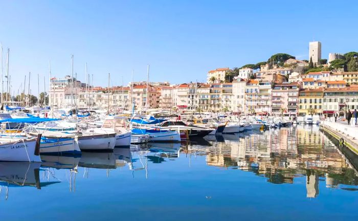 Harbor of Cannes, France