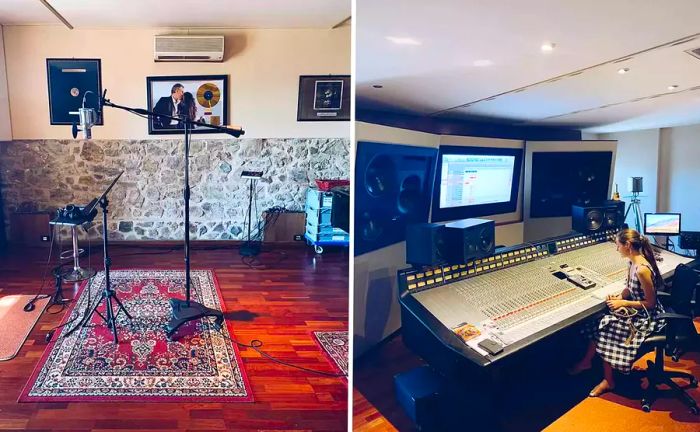 Inside the studio where Andrea Bocelli creates his music