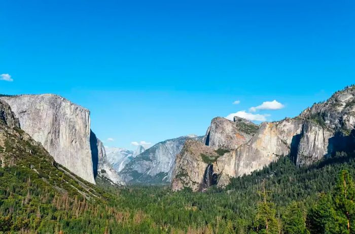 Scenic view in Yosemite