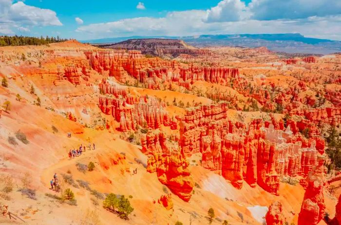 Broad view of Bryce Canyon