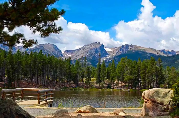 Sprague Lake within Rocky Mountain National Park