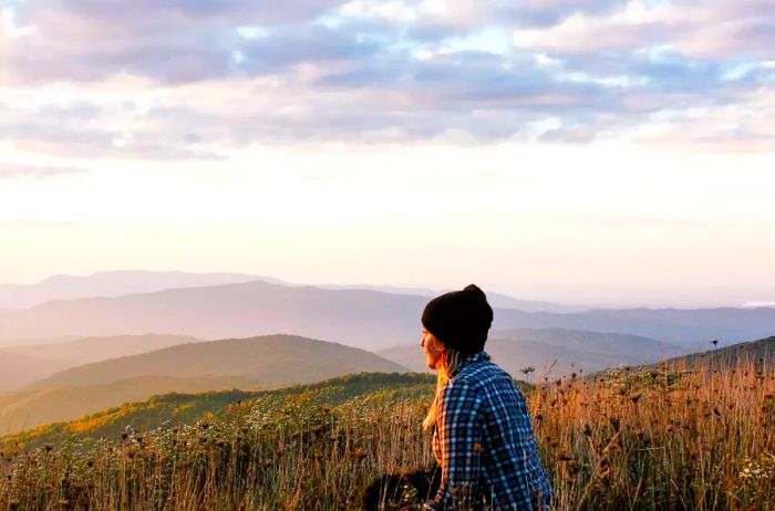 Max Patch in North Carolina’s Smoky Mountains.