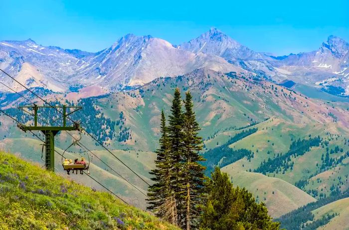 Gondola in Sun Valley, Idaho