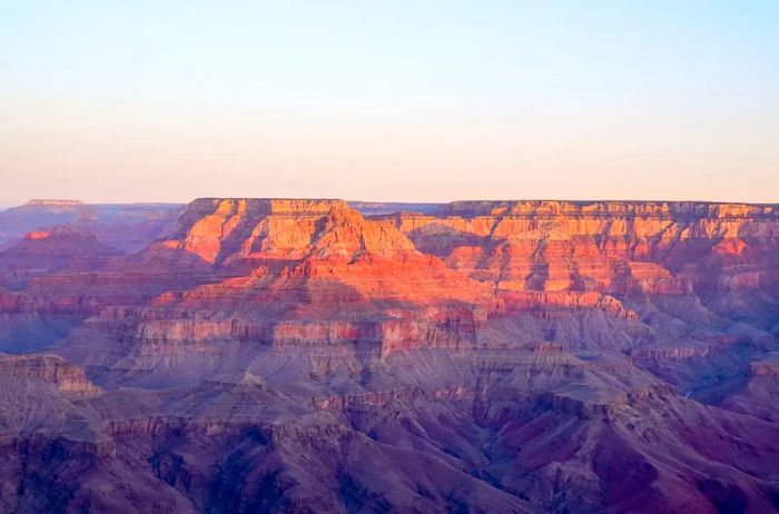 Grand Canyon at dusk