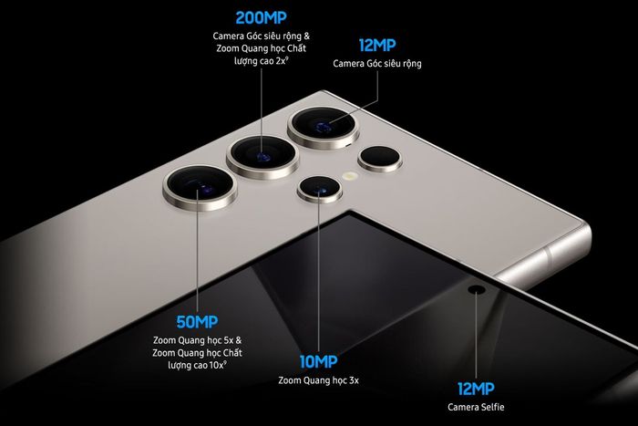 Camera chính của Galaxy S24 Ultra có độ phân giải lên tới 200MP.