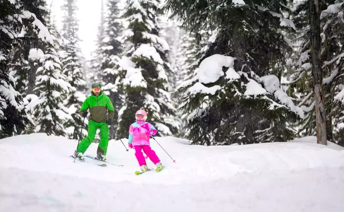 Skiing at Whistler Blackcomb