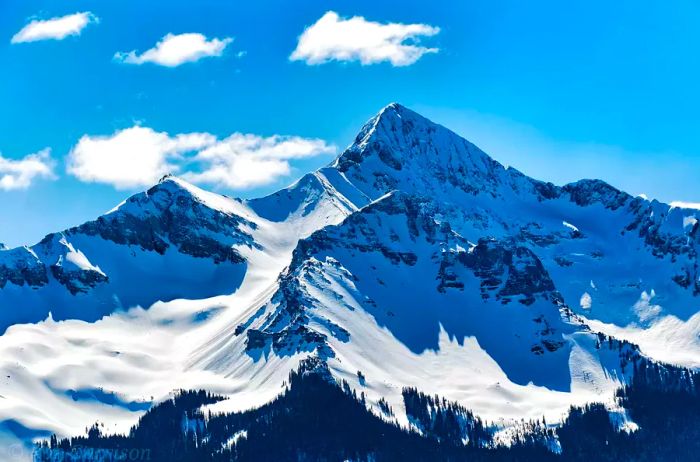 Snow-Capped Peaks in Telluride