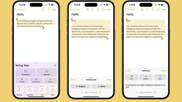 Writing Tools là một công cụ hữu ích giúp bạn chỉnh sửa văn bản.
