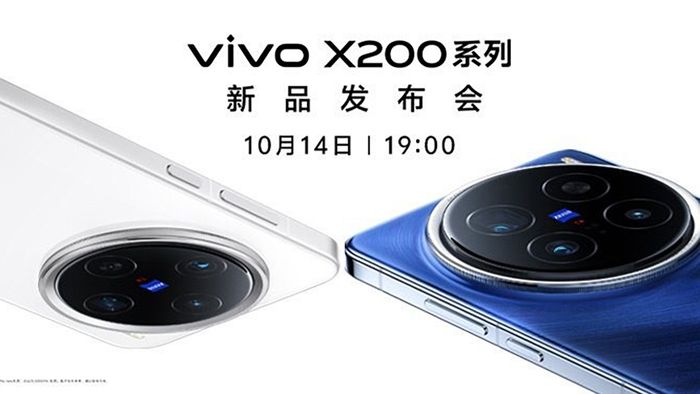Dòng vivo X200 sẽ chính thức ra mắt vào ngày 14/10.