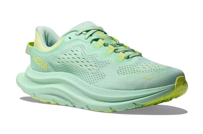 celery green Hoka sneakers