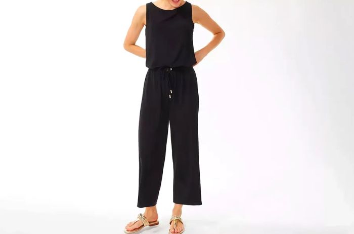 Travelers Tie-Waist Jumpsuit