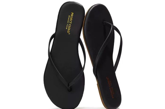 Project Cloud Vegan Leather Flip-Flops