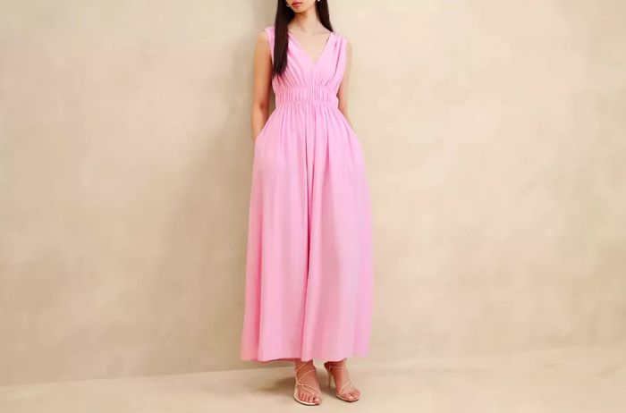 CASCADE SILK MAXI DRESS