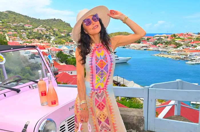 Bethenny Frankel enjoying a vacation 