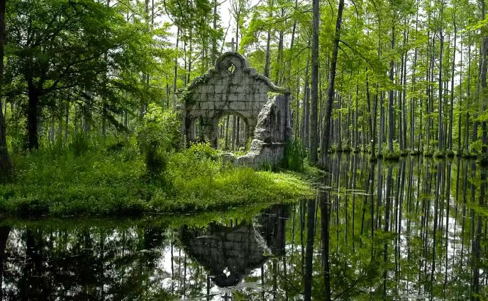 Abandoned Movie Sets You Can Still Visit: The Patriot's Old Spanish Mission in Cypress Gardens, South Carolina