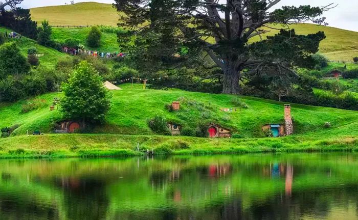 Abandoned Movie Sets You Can Still Visit: Lord of the Rings Hobbit Holes in Matamata, New Zealand