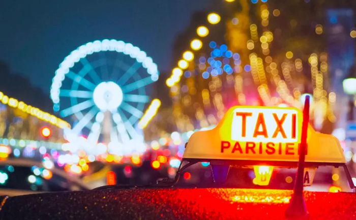 Taxi Indicator in Paris