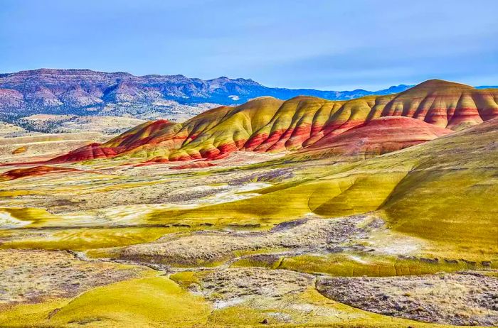 Painted Hills at the John Day Fossil Beds National Monument, Oregon