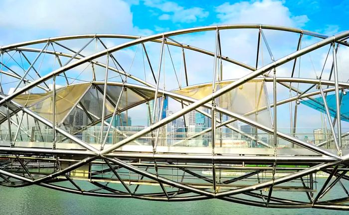 Helix Bridge, Singapore